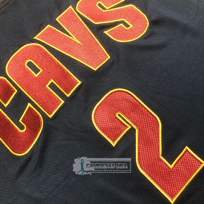 Camiseta Cleveland Cavaliers Kyrie Irving NO 2 Mitchell & Ness 2011-12 Azul